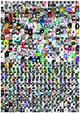 Poster con le copertine dei 400 numeri di A Rivista
